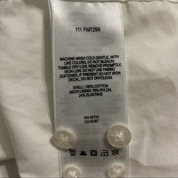 Columbia White Cotton PFG Breathable Button Up Shirt - Picture 6 of 6